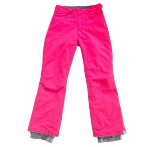 Roxy -1406 Pink 5K High Rise Snow Pants Girls Size 16 / Fits Women's 8‎ - Medium
